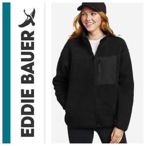 Eddie Bauer Women’s Chilali fleece jacket XL black